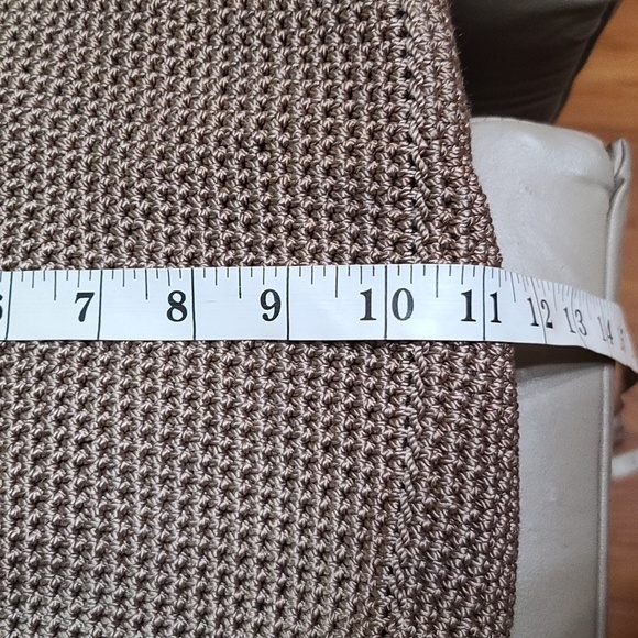 The Sak Womens Sholder Bag Purse TAN 3 Compartments EUC - Picture 11 of 11